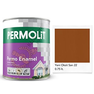 Enamel Sentetik Yağlı Boya Oksi̇t Sarı 0.75 Lt.