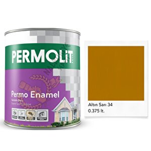 Enamel Sentetik Yağlı Boya Altın Sarı 0.375 Lt.