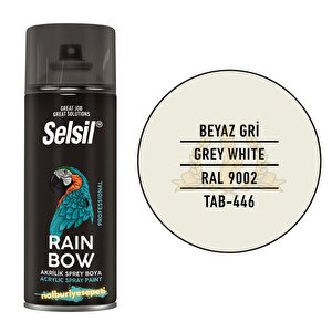 Rainbow Akrilik Sprey Boya Beyaz Gri̇ 400 Ml. - Ral9002