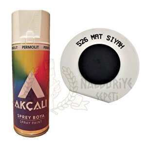 Akrilik Sprey Boya Mat Si̇yah 400 Ml - Ral9005 - 526