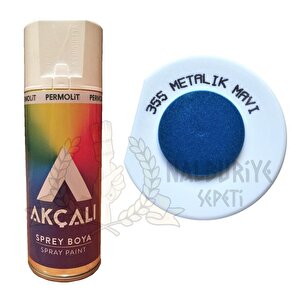 Akrilik Sprey Boya Metali̇k Mavi̇ (simli) 400 Ml - 355