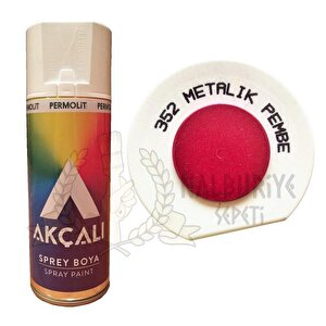 Akrilik Sprey Boya Metali̇k Pembe (simli) 400 Ml - 352