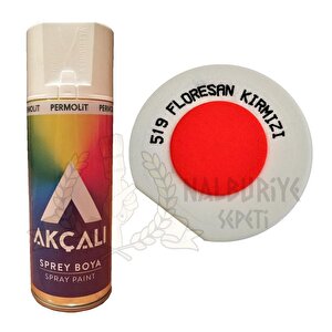 Akrilik Sprey Boya Floresan Kırmızı 400 Ml - 519