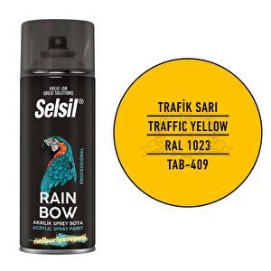 Selsil Rainbow Akrilik Sprey Boya Trafi̇k Sarı 400 Ml. - Ral1023