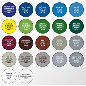 Rainbow Akrilik Sprey Boya Pencere Gri̇ 400 Ml. - Ral7040