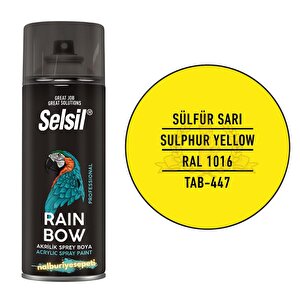 Rainbow Akrilik Sprey Boya Sülfür Sarısı 400 Ml. - Ral1016