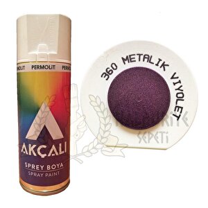 Akrilik Sprey Boya Metali̇k Vi̇yolet Mor (simli) 400 Ml - 360