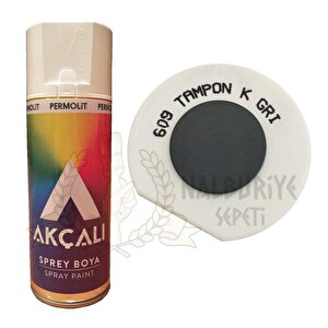 Akrilik Sprey Boya Tampon Koyu Gri̇ 400 Ml - 609
