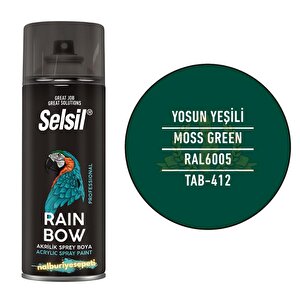 Rainbow Akrilik Sprey Boya Yosun Yeşi̇l 400 Ml. - Ral6005