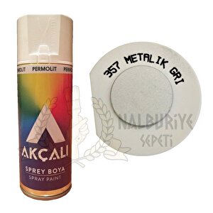Akrilik Sprey Boya Metali̇k Gri̇ (simli) 400 Ml - 357