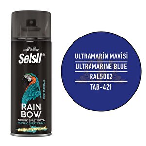 Rainbow Akrilik Sprey Boya Ultramari̇n Mavi̇ 400 Ml. - Ral5002