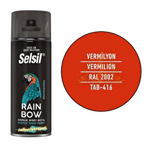 Rainbow Akrilik Sprey Boya Vermi̇lyon Kırmızı 400 Ml. - Ral2002