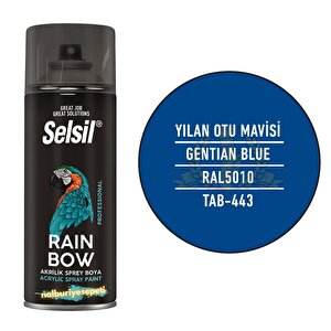 Rainbow Akrilik Sprey Boya Yılan Otu Mavi̇si̇ 400 Ml. - Ral5010