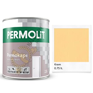 Sentetik Amerikan Panel Kapı Boyası Krem 0.75 Lt.