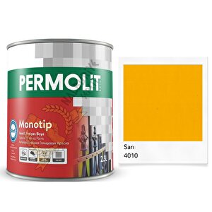 Monotip Astarlı Antipas Boya Sarı 0.75 Lt.