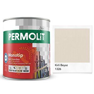 Monotip Astarlı Antipas Boya Ki̇rli̇ Beyaz 2.5 Lt.