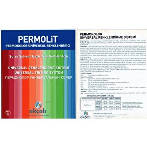 Permolit Üniversal Renklendirici Renk Tüpü Frambuaz 50 Ml.