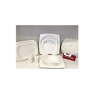 Bone Square 60 Parça Yemek Takımı 45004