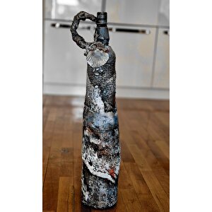El Yapımı Detaylı Vazo 58x 17 cm