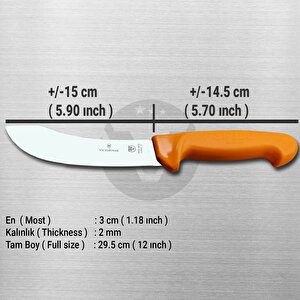 Victori̇nox Swibo 5.84 Yüksek Kalite Paslanmaz Çelik 4 Parça Kasap Bıçak Seti