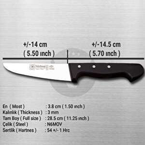 Sürmene Sürbisa 61010 Kasap ( Deri Soyma ) Bıçağı 14 Cm