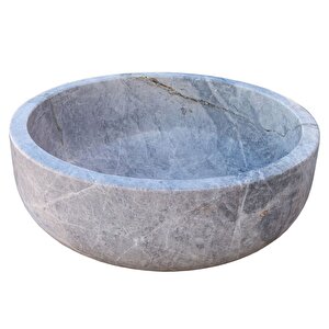 Sirius Silver Cilalı Mermer Çanak Lavabo Tms20