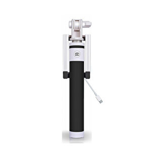 Winex Sr342 Katlanabilir Type-c Selfie Stick Çubuğu Siyah