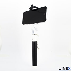 Sr342 Katlanabilir Type-c Girişli Selfie Stick Çubuğu Siyah