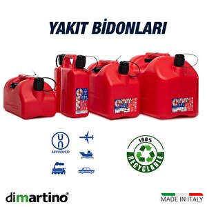 Dimartino Pro Benzin Ve Yağ Bidonu 10 Lt 7032