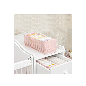 Baby Bebek Odası Akordiyon Çekmece Düzenleyici Pembe M Boy Pembe