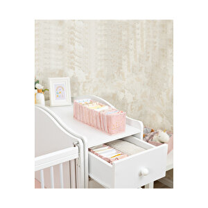 Baby Bebek Odası Akordiyon Çekmece Düzenleyici Pembe S Boy Pembe