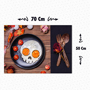 Breakfast Mutfak Ix Dekoratif Kanvas Tablo 50*70cm Agt038