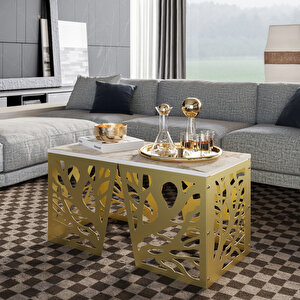 Decoroti̇ka Tongfu Yan Sehpa Gold