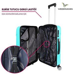 Vegmann Vela Su Yeşili Orta Boy Valiz