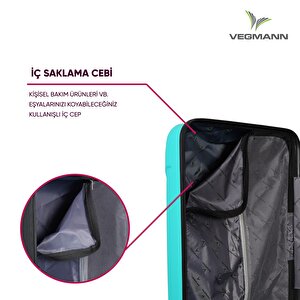 Vegmann Vela Su Yeşili Orta Boy Valiz