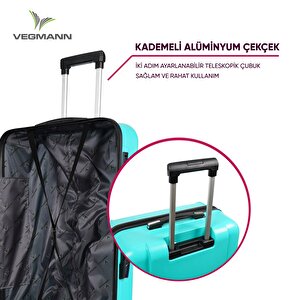Vegmann Vela Su Yeşili 3 Lü Valiz Seti