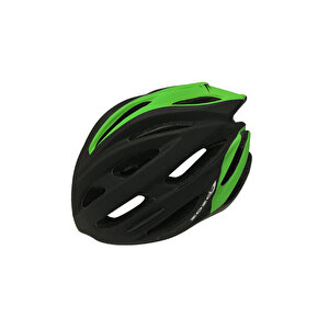 Hb31-a Siyah Yeşil Bisiklet Kaskı L Beden 56-59 Cm