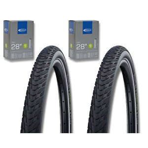 Schwalbe 700x35 Marathon E-plus 5mm Zırhlı Lastik Seti