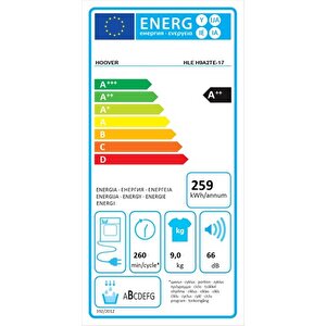 Hoover Hle H9a2te-17 9 Kg Wi-fi + Bluetooth Bağlantılı Isı Pompalı Kurutma Maknesi