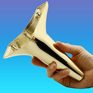 Aspen Lüks Mobilya Kanepe Koltuk Tv Ünitesi Baza Ayağı Ayakları 15 Cm Gold Atın (4 Adet) Plastik