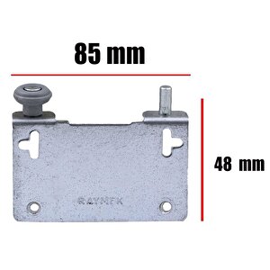 Gardrop Vestiyer Yüklük Mobilya Sürgülü Dolap Kapağı Sürme Kapak Teker Mekanizması Ray Makara