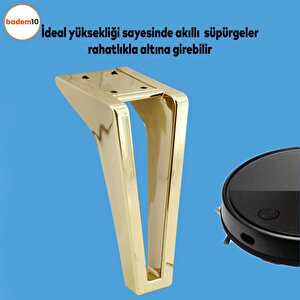 Penta Lüks Mobilya Kanepe Tv Ünitesi Koltuk Ayağı 18 Cm Altın Gold Konsol Ayakları
