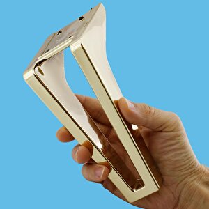 Penta Lüks Mobilya Kanepe Tv Ünitesi Koltuk Ayağı 18 Cm Altın Gold Konsol Ayakları