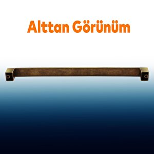 Bihter Mobilya Mutfak Dolabı Çekmece Dolap Kapak Kulpu Kulbu Metal Kulpları Siyah (224 Mm-22.4 Cm)