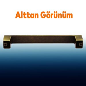 Bihter Metal 128 Mm Eskitme Antik Sarı Mobilya Mutfak Çekmece Dolap Dolabı Kulpu Kulbu Kulpları