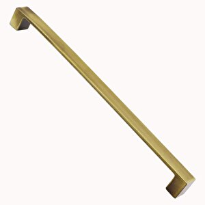 Düz Eskitme Antik Sarı Bihter Metal 224 Mm Mobilya Mutfak Çekmece Dolap Dolabı Kulpu Kulbu Kulpları
