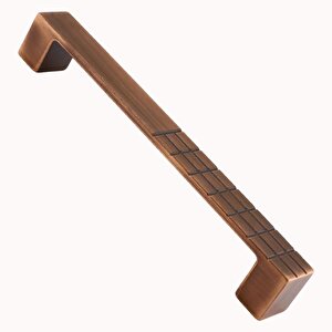 Bihter Desenli Mobilya Mutfak Dolabı Çekmece Dolap Kapak Kulpu Kulbu Antik Bakır 128 Mm Metal Kulp