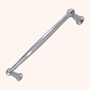 Sütun Mobilya Mutfak Dolabı Çekmece Dolap Kapak Kulbu Kulpu Metal 224 Mm Krom Kulp
