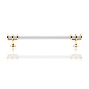 Sümbül Mobilya Mutfak Dolabı Çekmece Dolap Kapak Kulpu Kulbu Beyaz Gold 160 Mm Metal Kulp