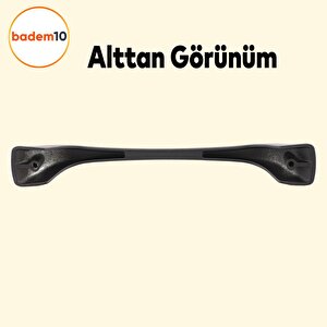 Ovit Mobilya Mutfak Dolabı Çekmece Dolap Kapak Kulpu Kulbu 160 Mm Siyah Metal Kulp